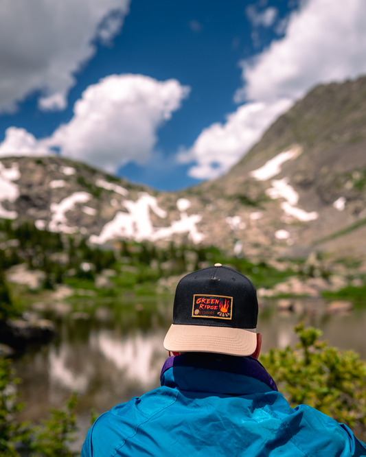 Two Tone Mid Profile Baseball Cap