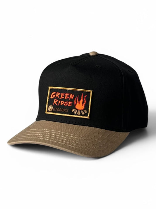 Two Tone Mid Profile Baseball Cap